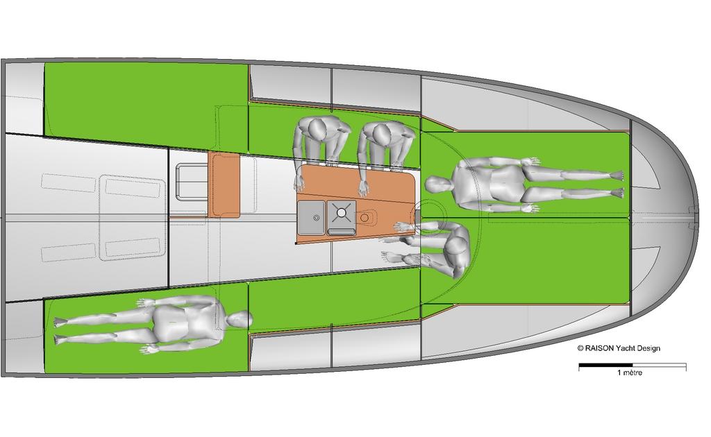 voilier Mojito 650 du chantier naval idbmarine à Trégunc en Finistère